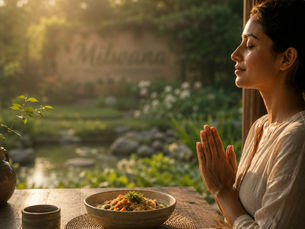 Food nourishes the body. Peace nourishes the energy within.