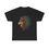 Miniature : Wolf Chief Headdress Warrior - Unisex Heavy Cotton Tee - Deer & Sunset Design