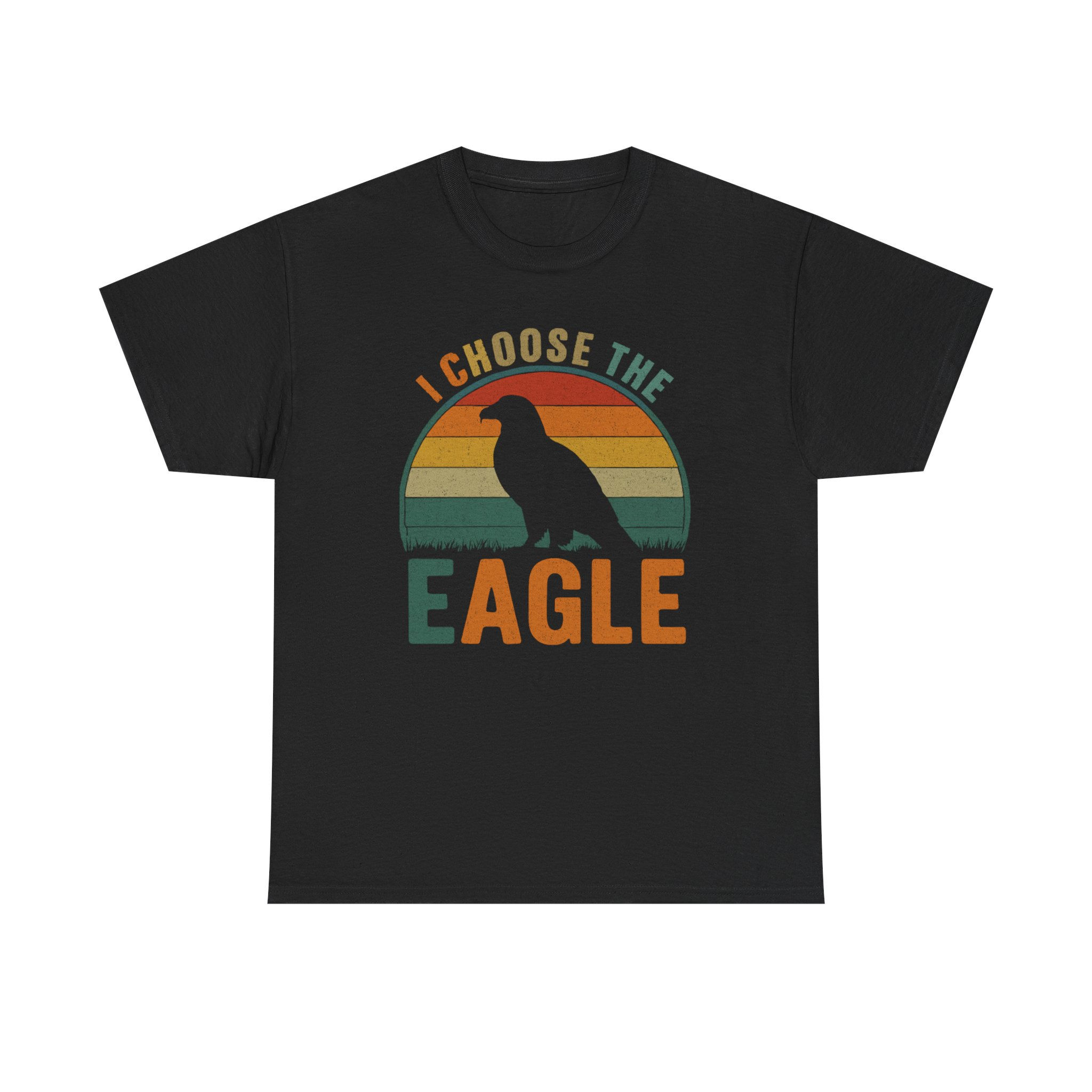 Choose the Eagle Unisex Heavy Cotton Tee - Nature Lover's T-Shirt