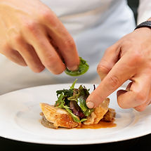 Chef Plating Dish