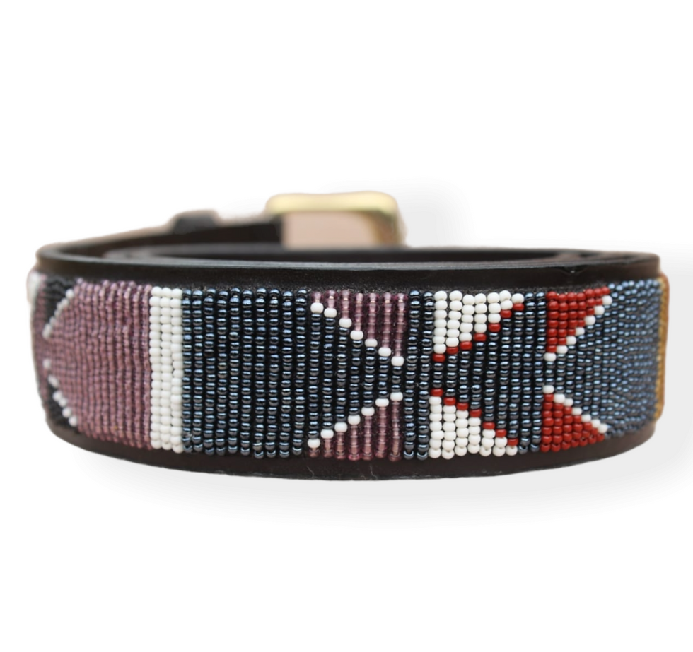 Thumbnail: Beaded Leather Belt