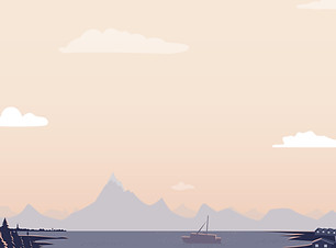 湖のボート
