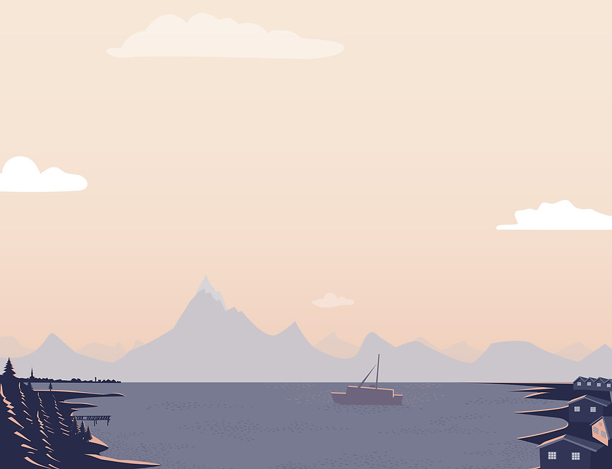 Barco en un lago