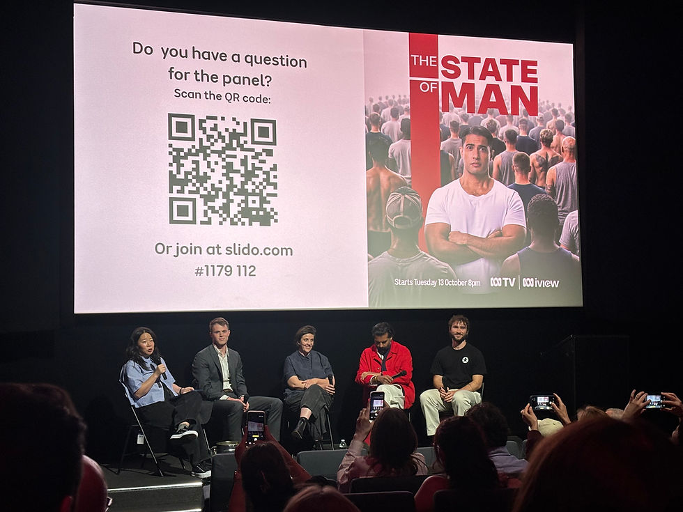 Impact panel at Carlton Nova Cinema (PHOTO: Elke De Smet)