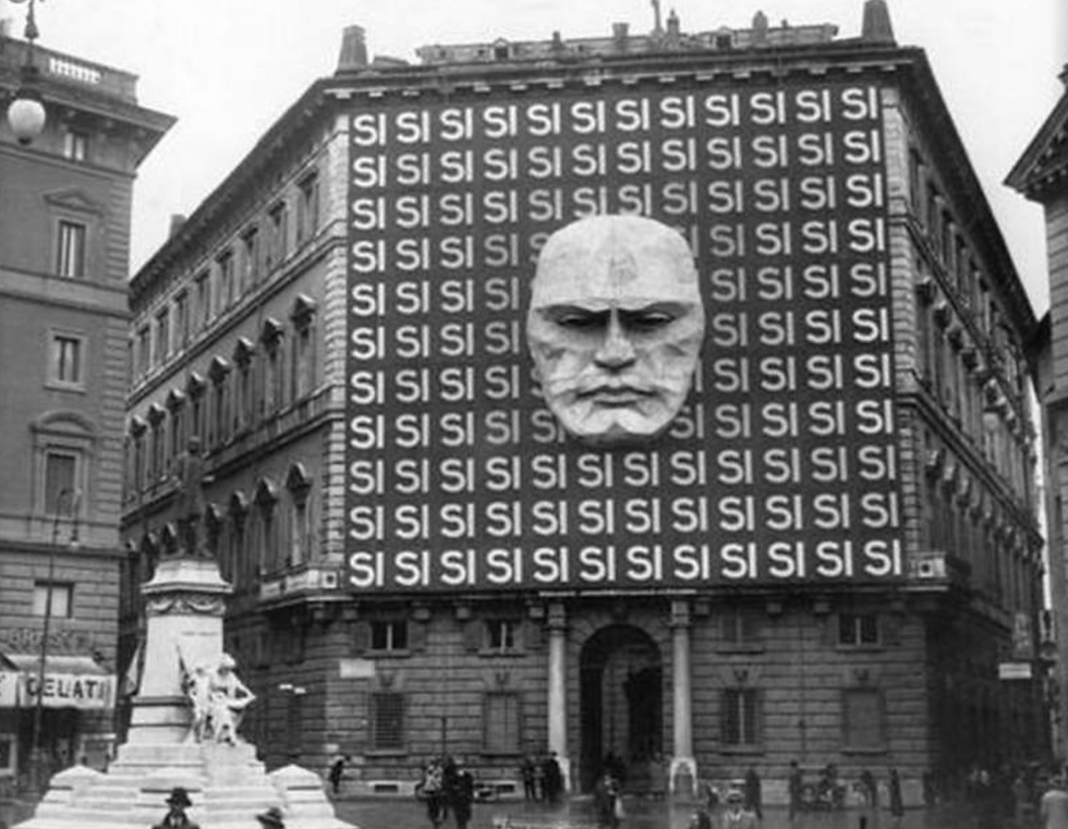 Thumbnail: Mussolini Era Fascist 1 Lira Coin. Nazi WW2 Ally. 1