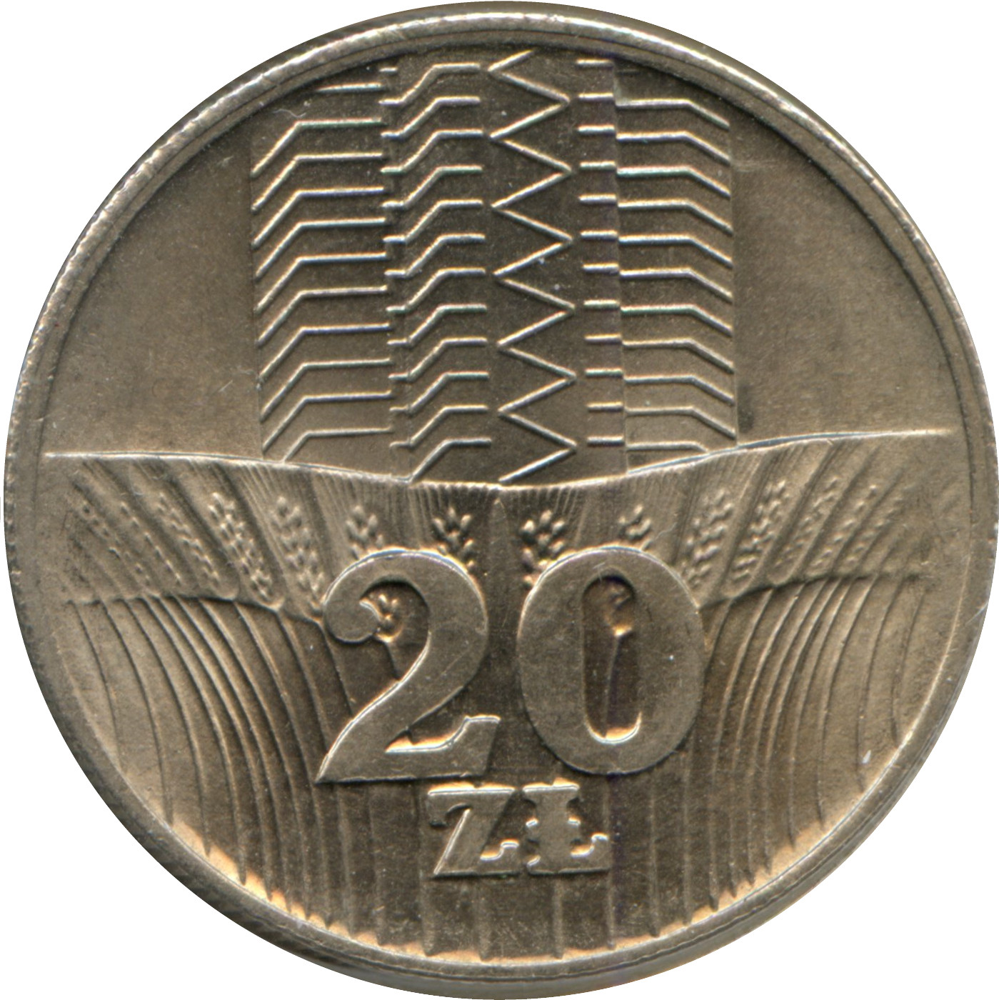 1973  - 1976 20 Zlotych Communist Polish Coin