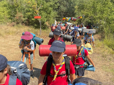 Premier jour de bivouac pour les Loups 🐺