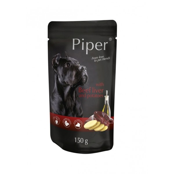 Comida húmida Piper Adult - Beef Liver and Potatoes 10 x 500 g