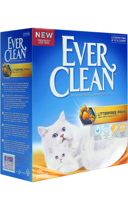 Areia Auto Aglomerante Ever Clean Litterfree Paws 6L
