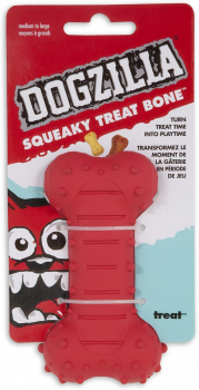 Brinquedo para cães Dogzilla Squeaky Treat Bone Large
