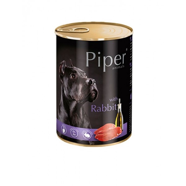 Comida húmida Piper Adult - Rabbit 24 x 400 g