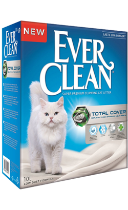 Areia Auto Aglomerante Ever Clean Total Cover 6 Litros