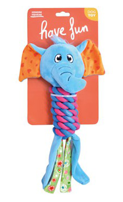 Eurosiam Brinquedo Elephant With Rope Body