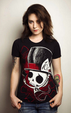 Akumu-Madhatter II Ladies T-shirt- B