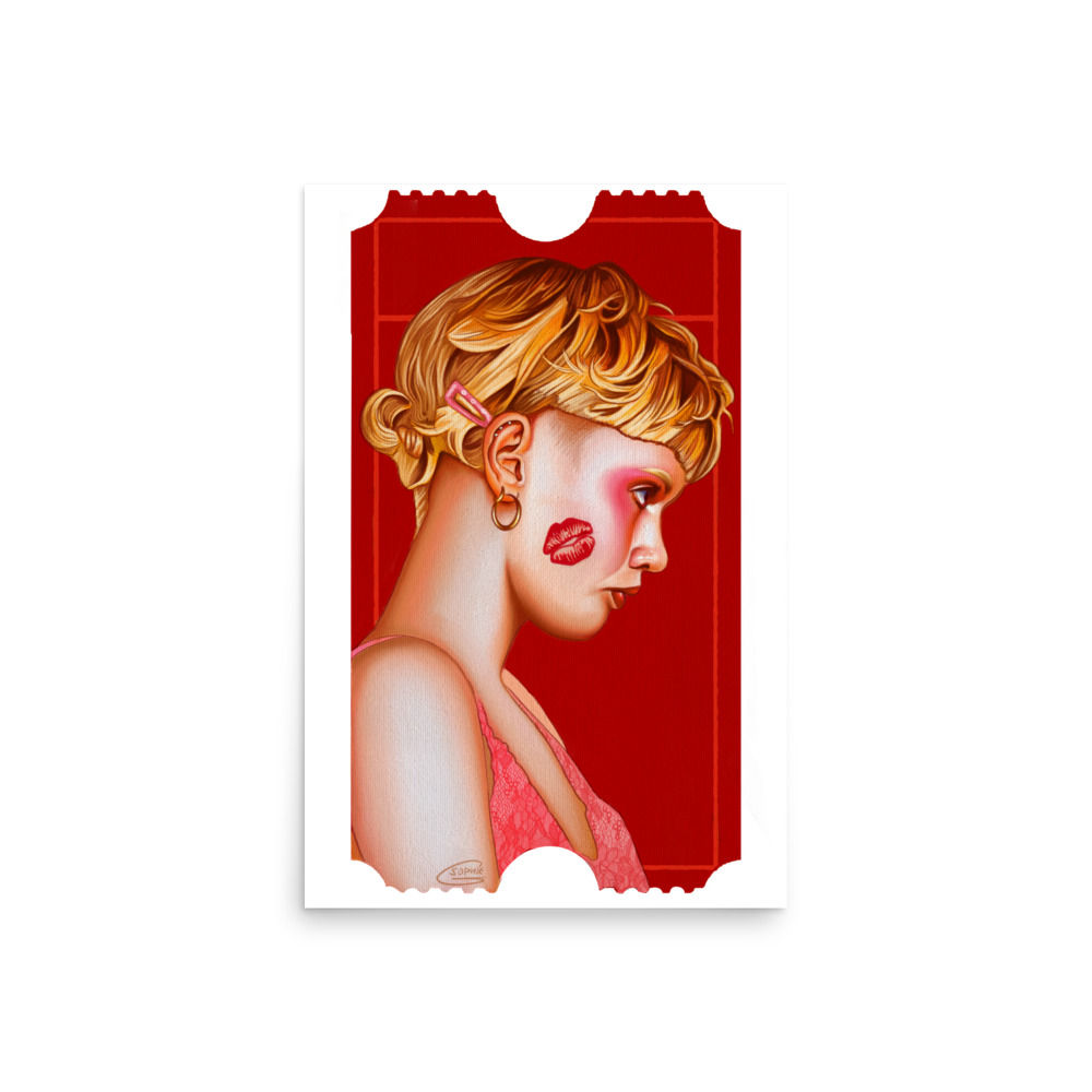 One-Way Ticket to Love- Matte Print