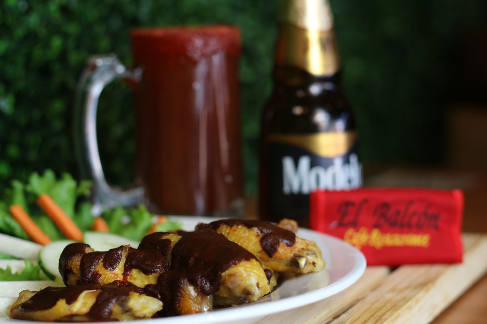 Alitas adobadas