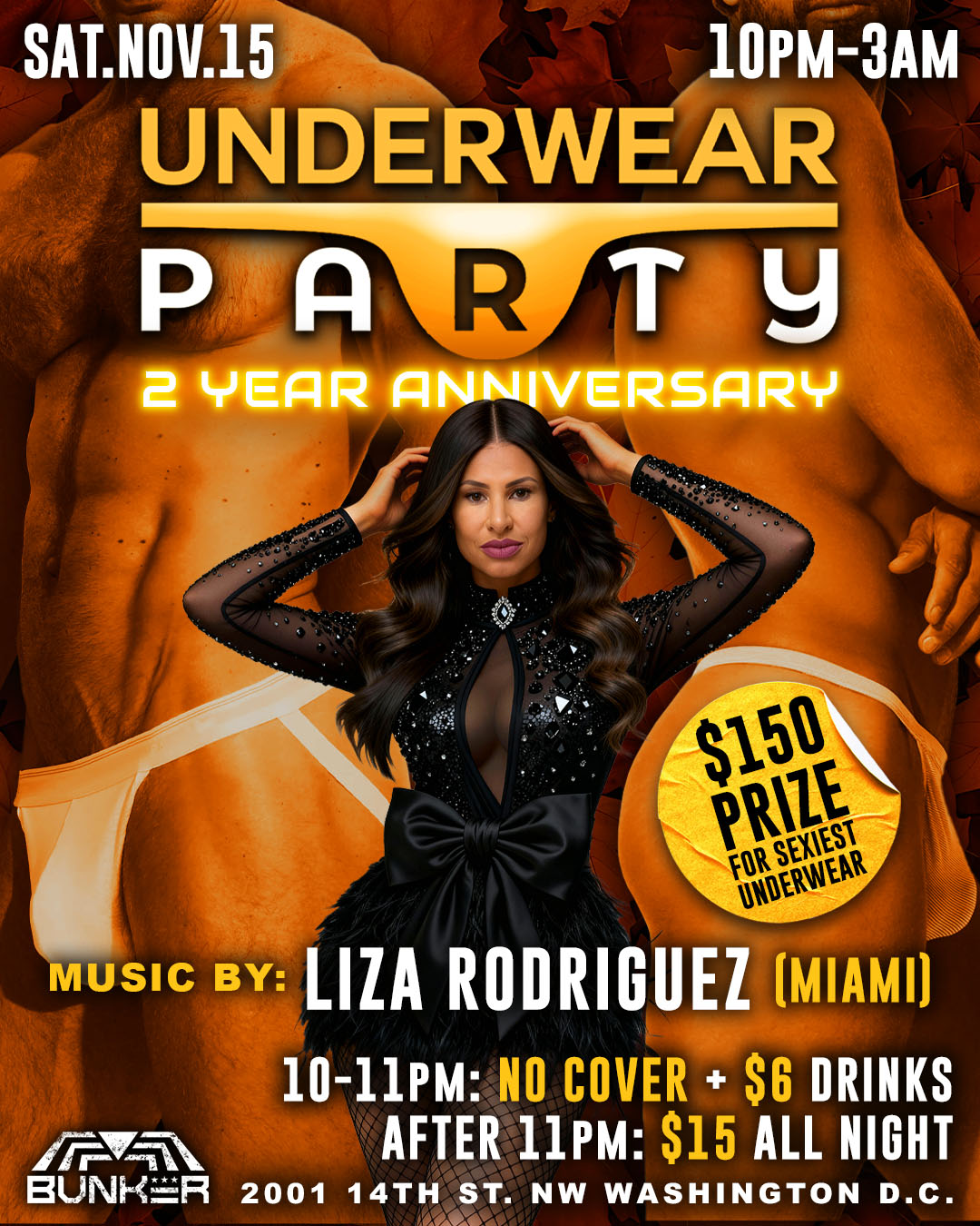 Underwear Party: 2 Year Anniversary with Liza Rodriguez