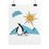 Thumbnail: Penguin Family Rolled Poster - Wall Decor, Gift for Kids, Nature Lover, Artwork