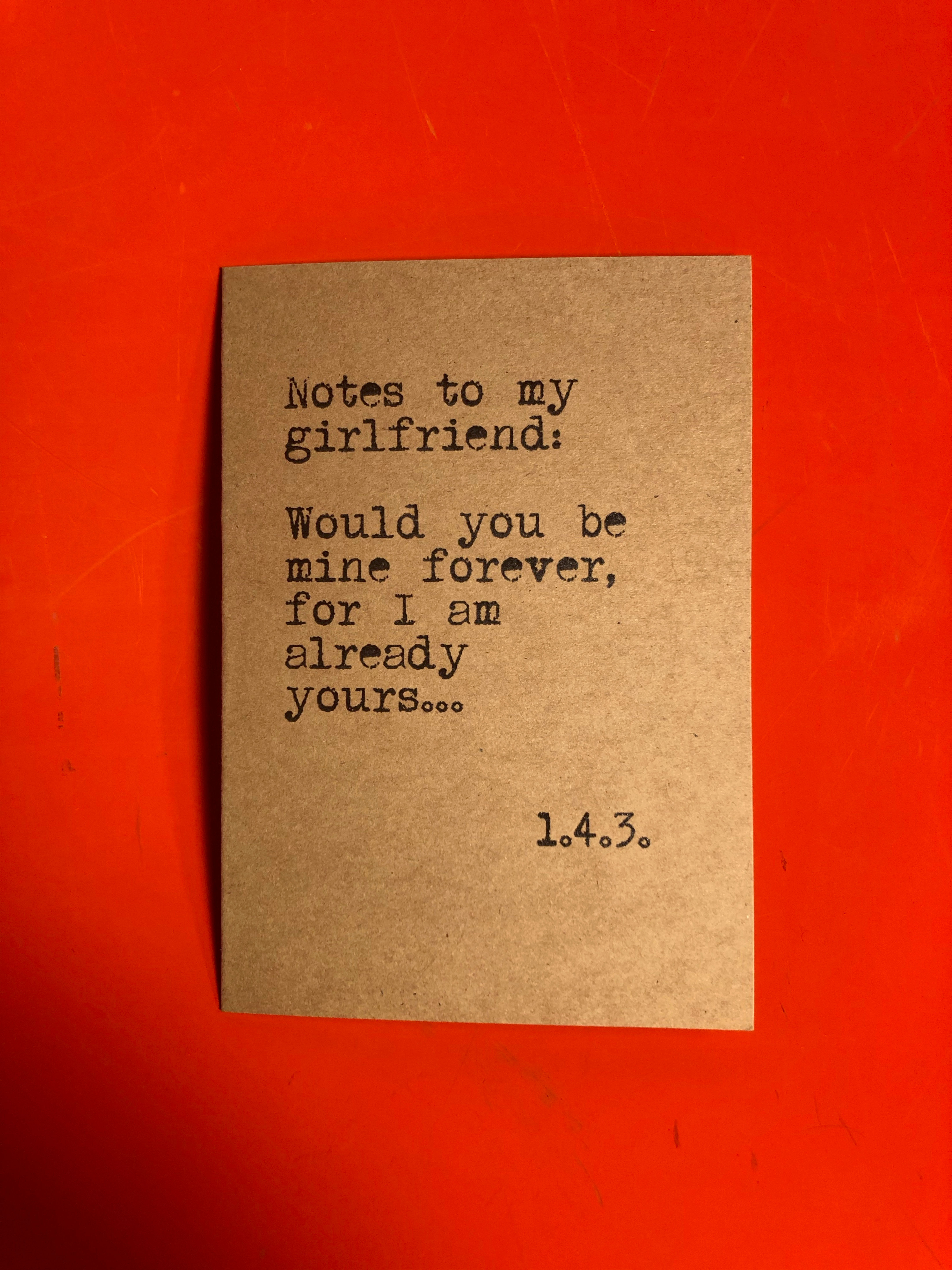 Be Mine