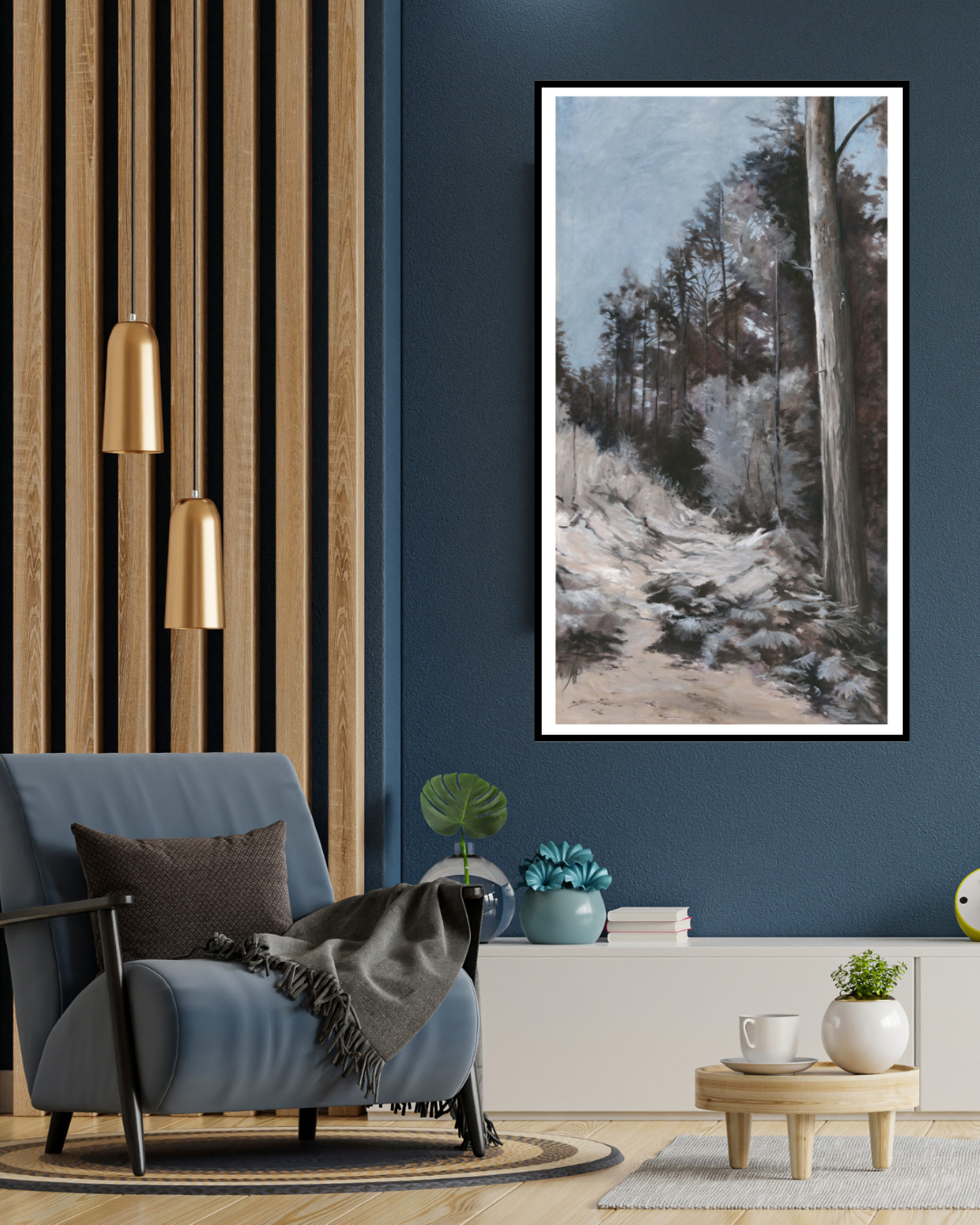 Still of Winter, Oil Painting, 1600x800mm