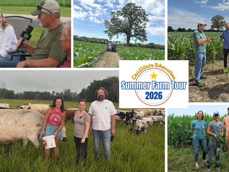 2026 Candidate Education Summer Farm Tour: WI Gubernatorial Primary Candidates in the Field
