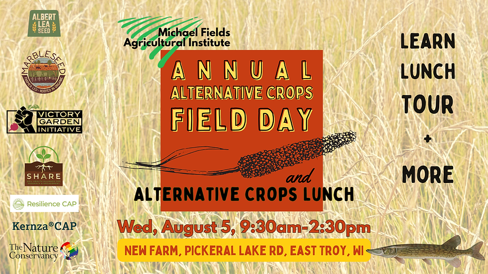 MFAI Annual Alternative Crops Field Day