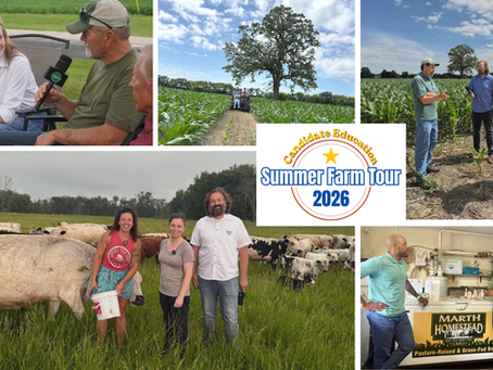 2026 Candidate Education Summer Farm Tour: Wisconsin Gubernatorial Hopefuls Hear Directly from Farmers