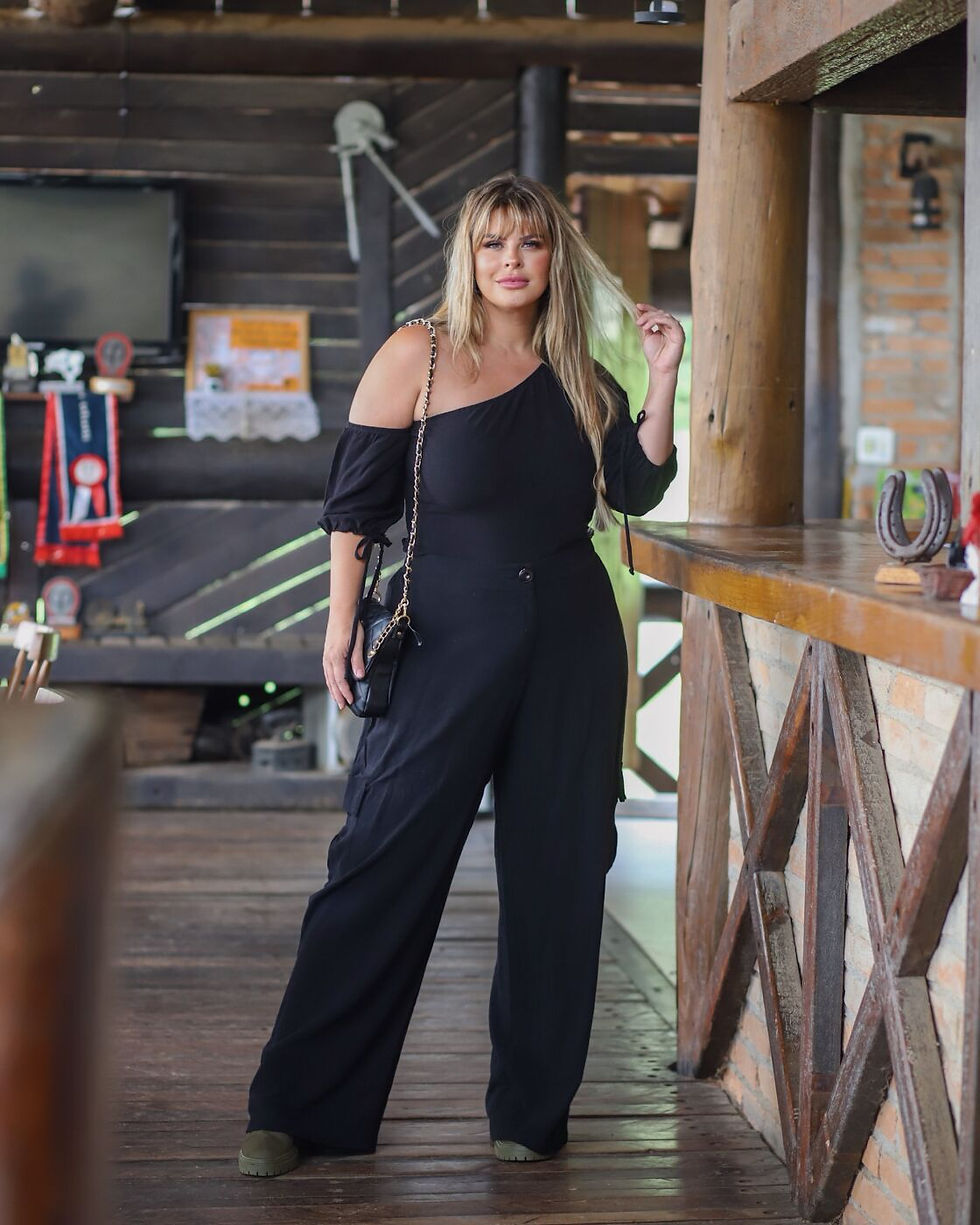 Miniatura: Calça Wide Leg em Alfaiataria