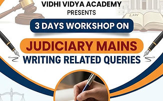 3 Days Workshop on Judiciary Mains Answer Writing