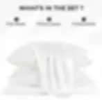 Thumbnail: Seasonwood King Sheets,Black Silk Bed Sheets Set with 2 Pillowcase