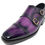 サムネイル： kaleido - カレイド　ダブルモンクシューズ パープル