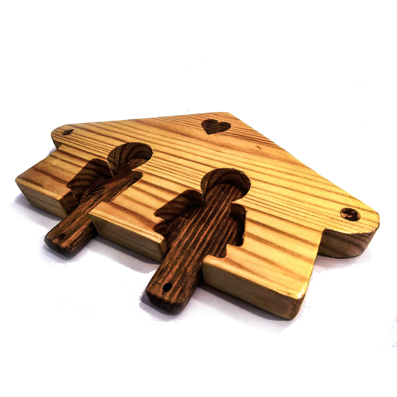 תמונה ממוזערת: מתלה ומחזיקי מפתחות משפחתי וזוגי