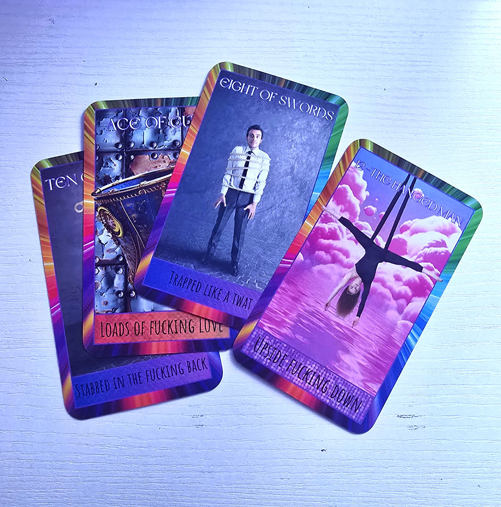 Thumbnail: Fourth example of Sweary Tarot cards