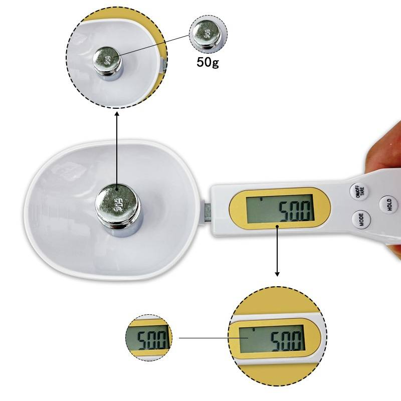 Miniatura: Colher de medição digital 500g 0,5g L Electronic Kitchen Scale Food Spoon Scale
