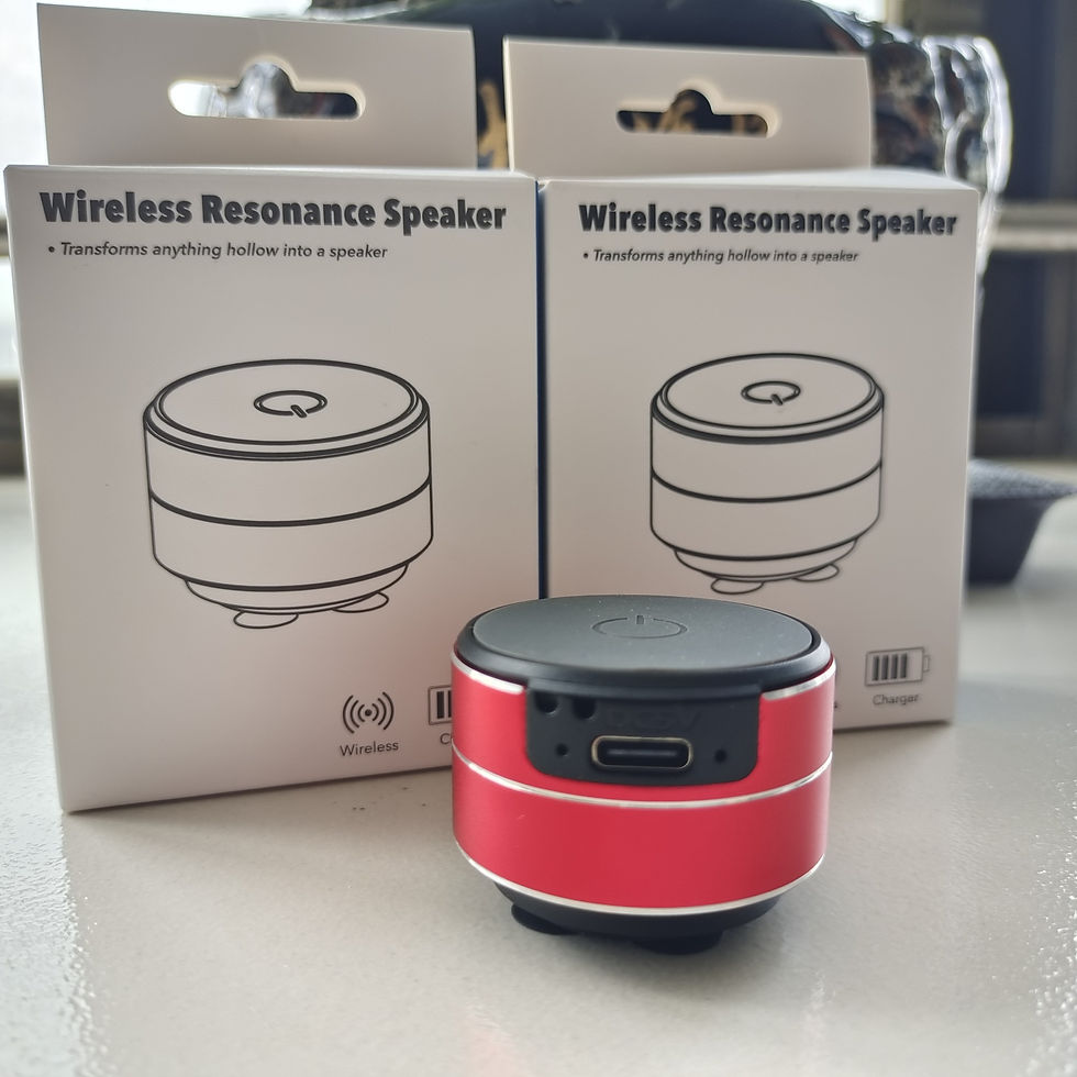 Miniatura: Mini ósseo Condução Palestrante Vibração estéreo Áudio Digital TWS Wireless Blue