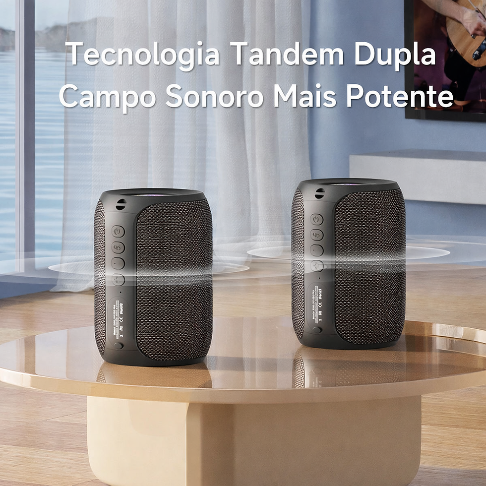 Miniatura: Caixa de Som Bluetooth Zealot S32PRO Sem Fio com Graves Intensos, Luz LED e Alta