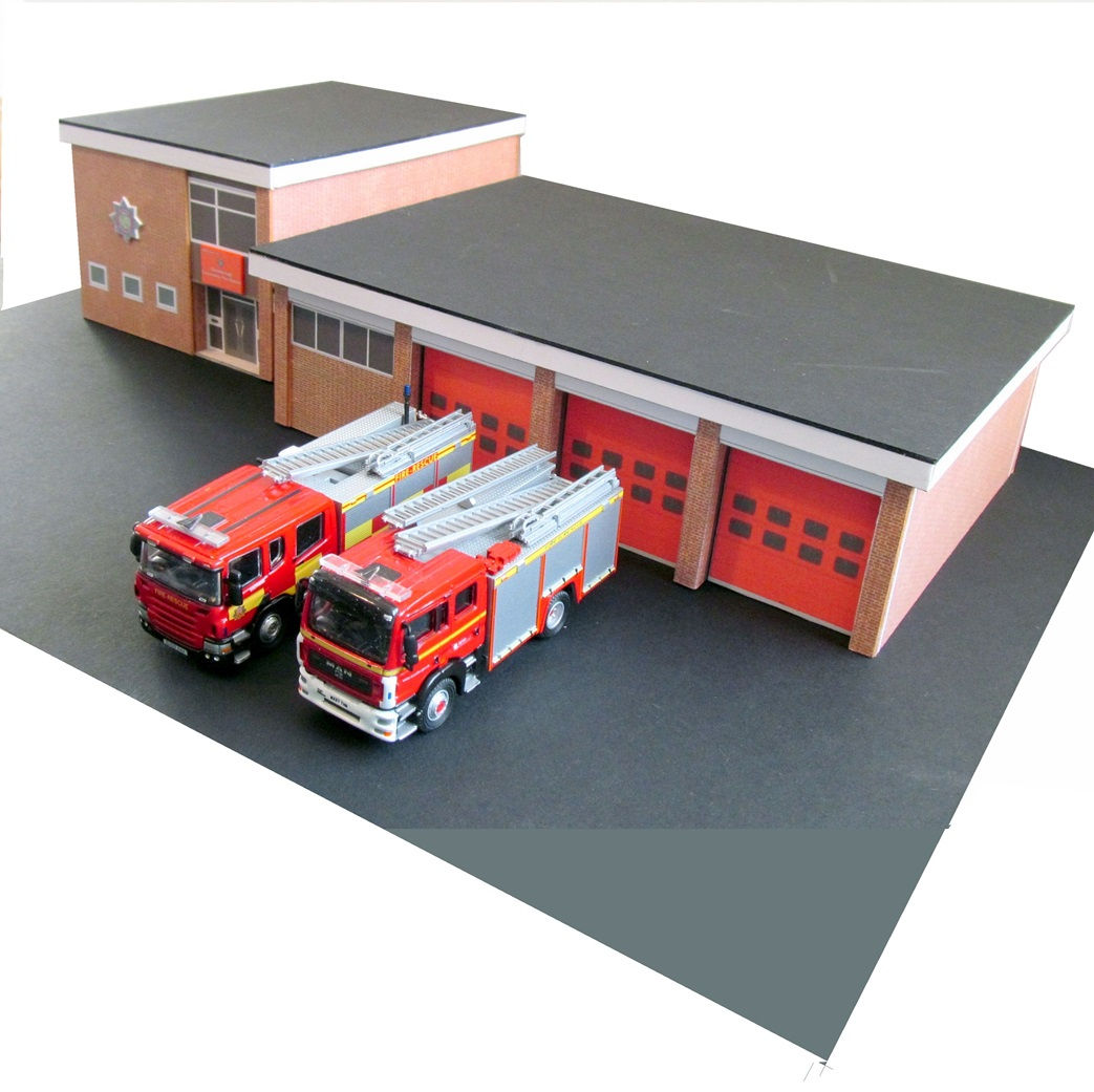 GBF Gainsborough Fire Station 1/76