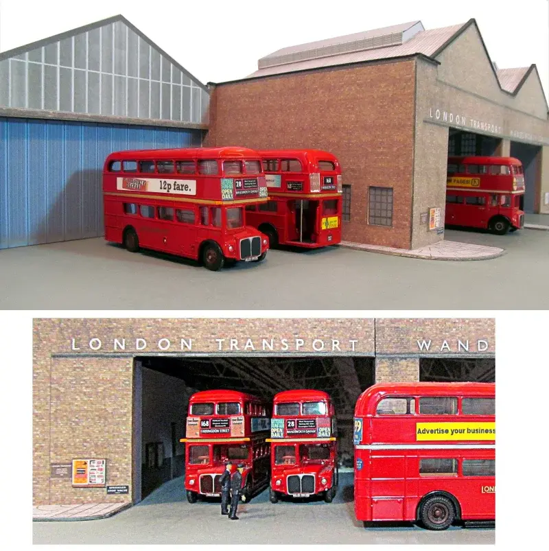 Thumbnail: WD Wandsworth LT central bus garage 1/76
