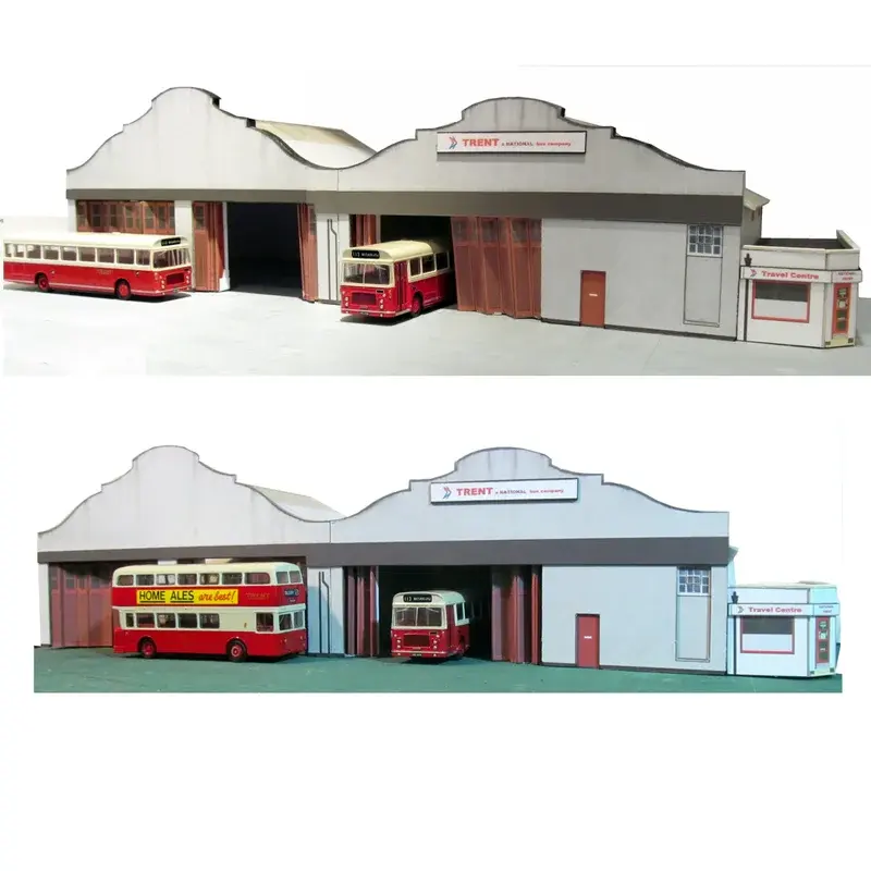 TM Trent Matlock bus depot 1/76