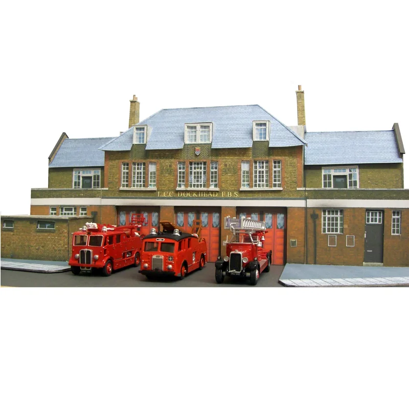 DOC Dockhead Fire Station 1/76 | Kingsway Models