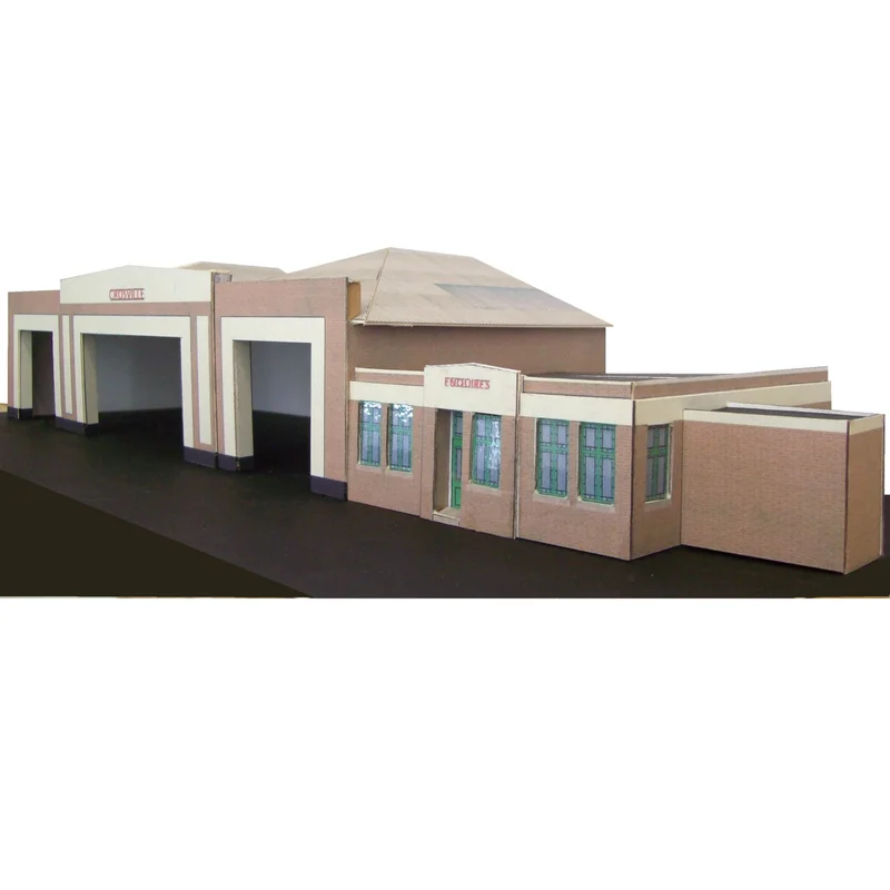 CFNT Crosville Flint bus garage 1/76 Kingsway Models