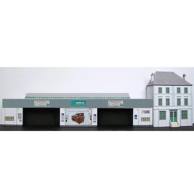 MDSJ Maidstone & District , Tunbridge Wells bus garage 1/76 Kingsway