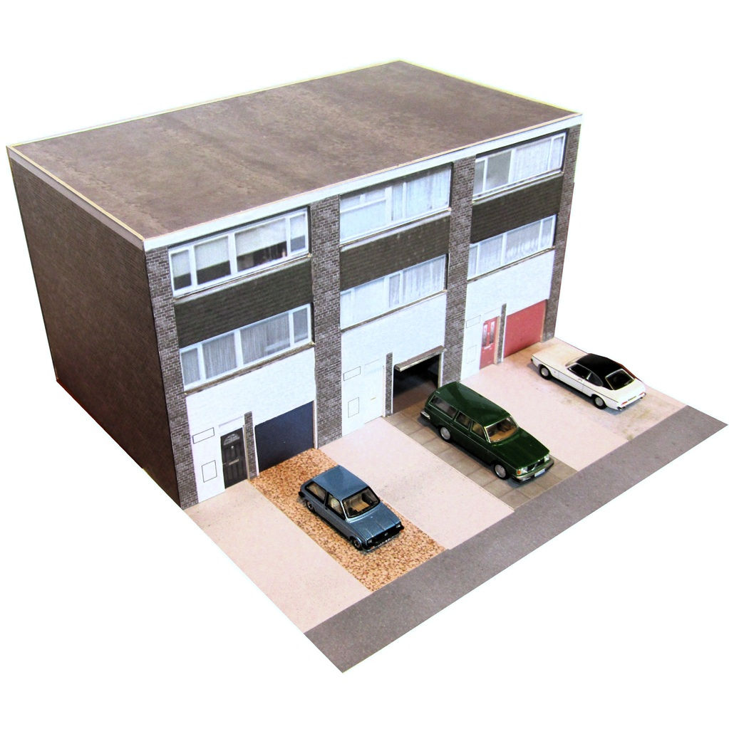 TERMF Modern Terraced Houses (full relief) 1/76