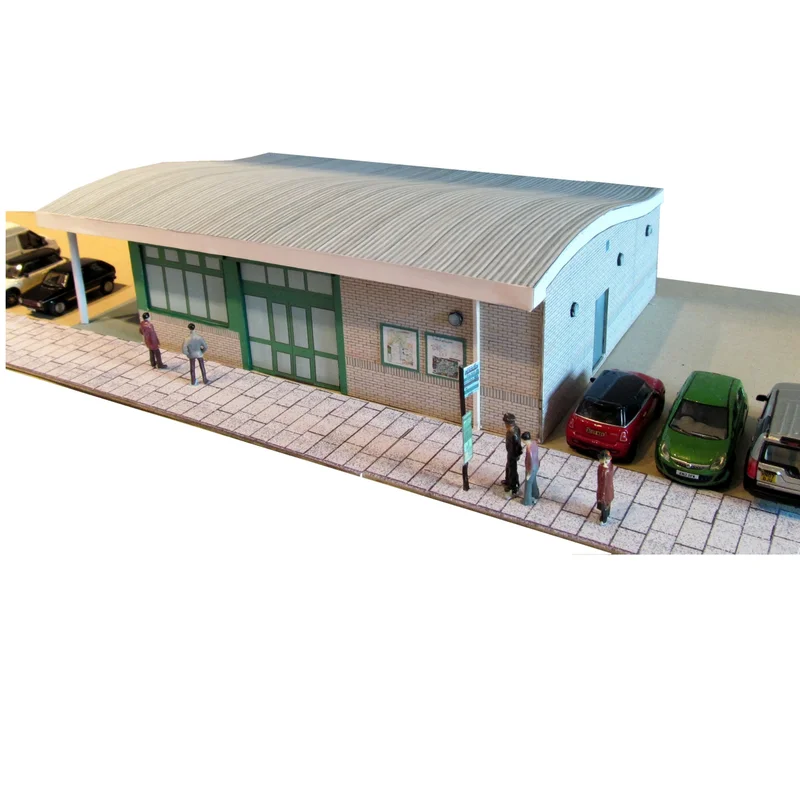 Ride Operator Building SPR Sheriffhall Park & Ride terminal building 1/76 | Kingsway Models