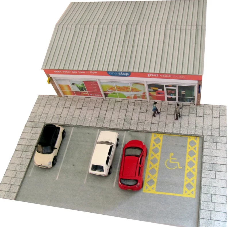 OSS One stop shop card model kit 1/76 scale OO gauge