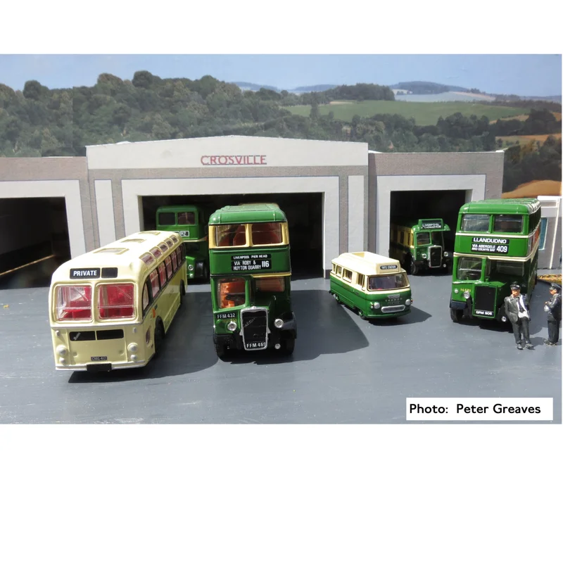 CFNT Crosville Flint bus garage 1/76 Kingsway Models