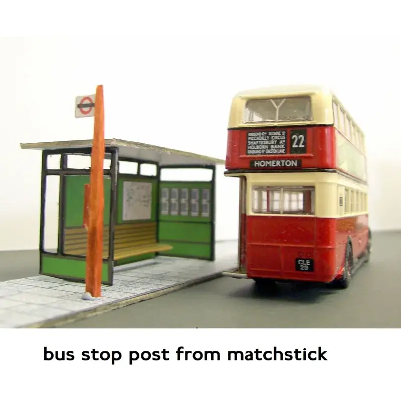 Thumbnail: HBS Charles Holden LT bus shelters (2) 1/76