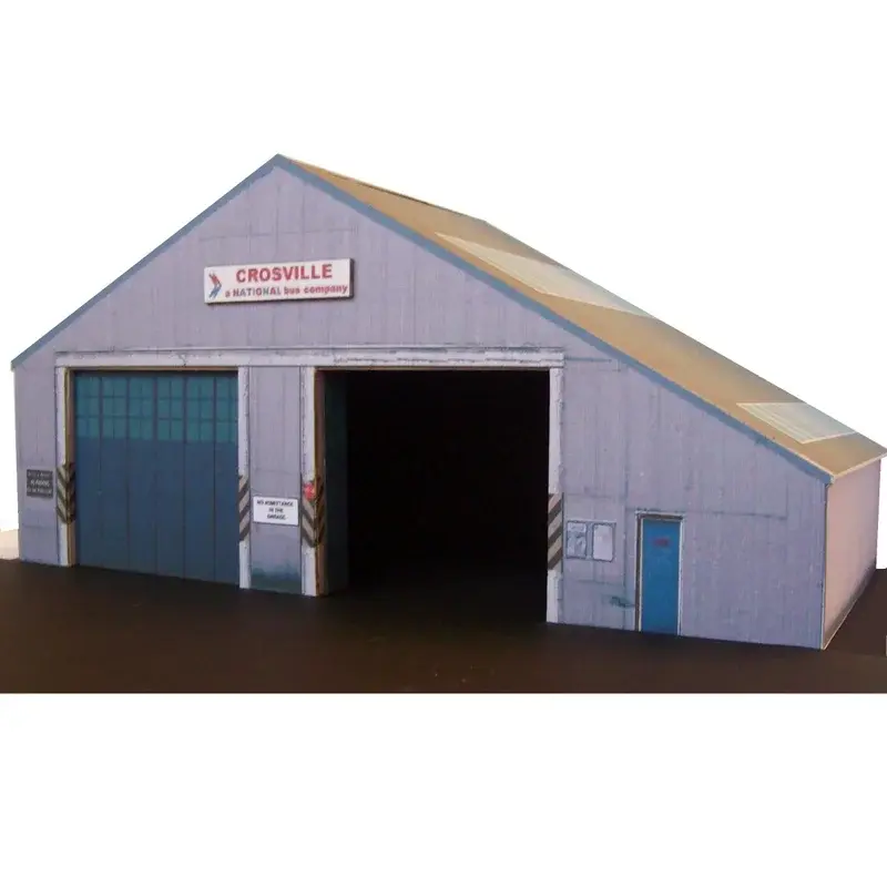 Thumbnail: CC Crosville Corwen bus garage 1/76