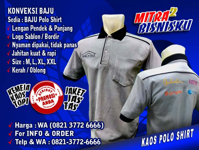 baju kerah, baju polo shirt, pesan baju,