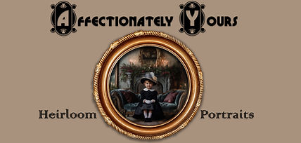 Affectionately Yours Heirloom Portraits Website Banner